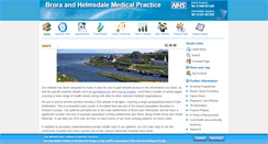 Desktop Screenshot of brorahelmsdalemedicalpractice.co.uk